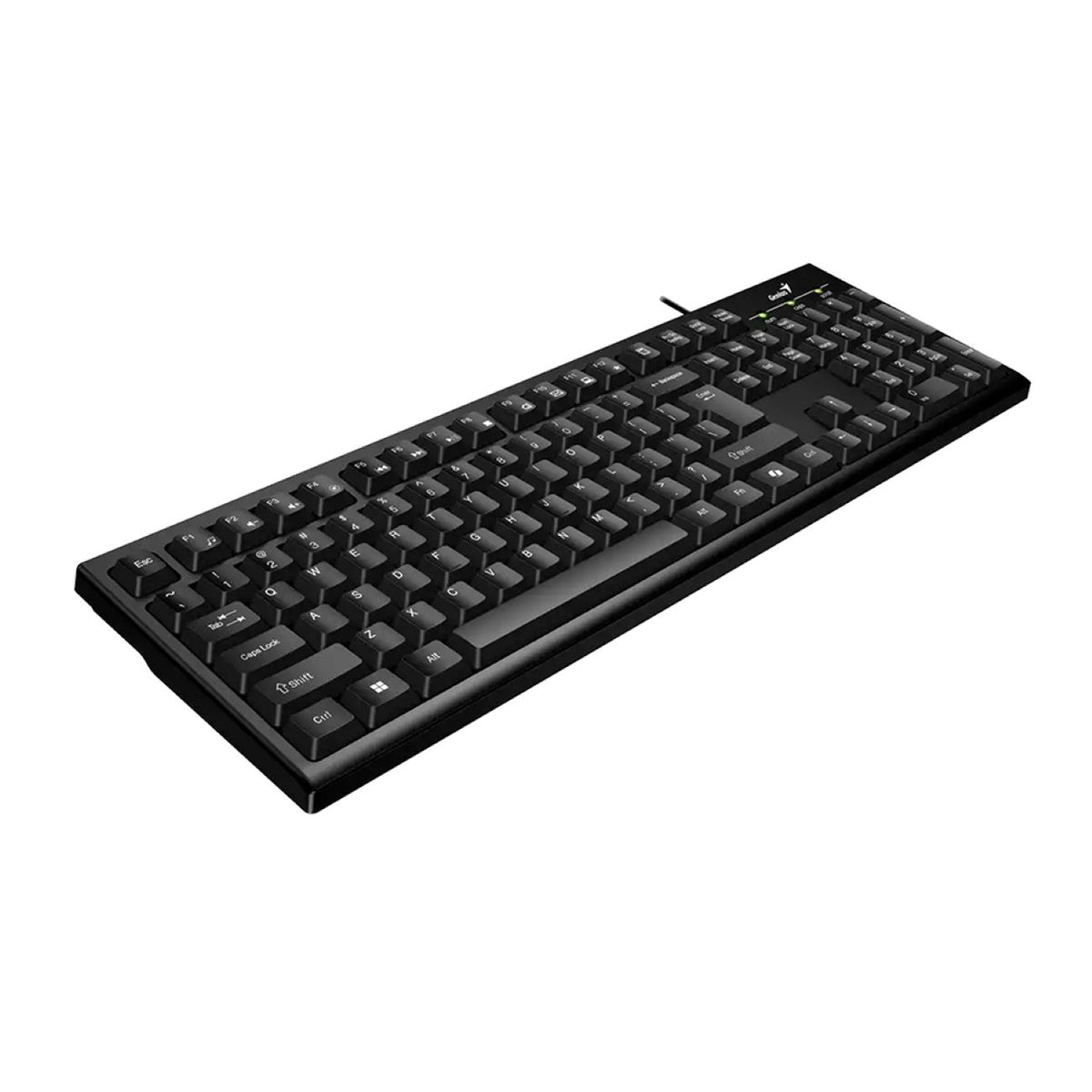 Teclado Genius USB Negro Compacto Y Resistente
