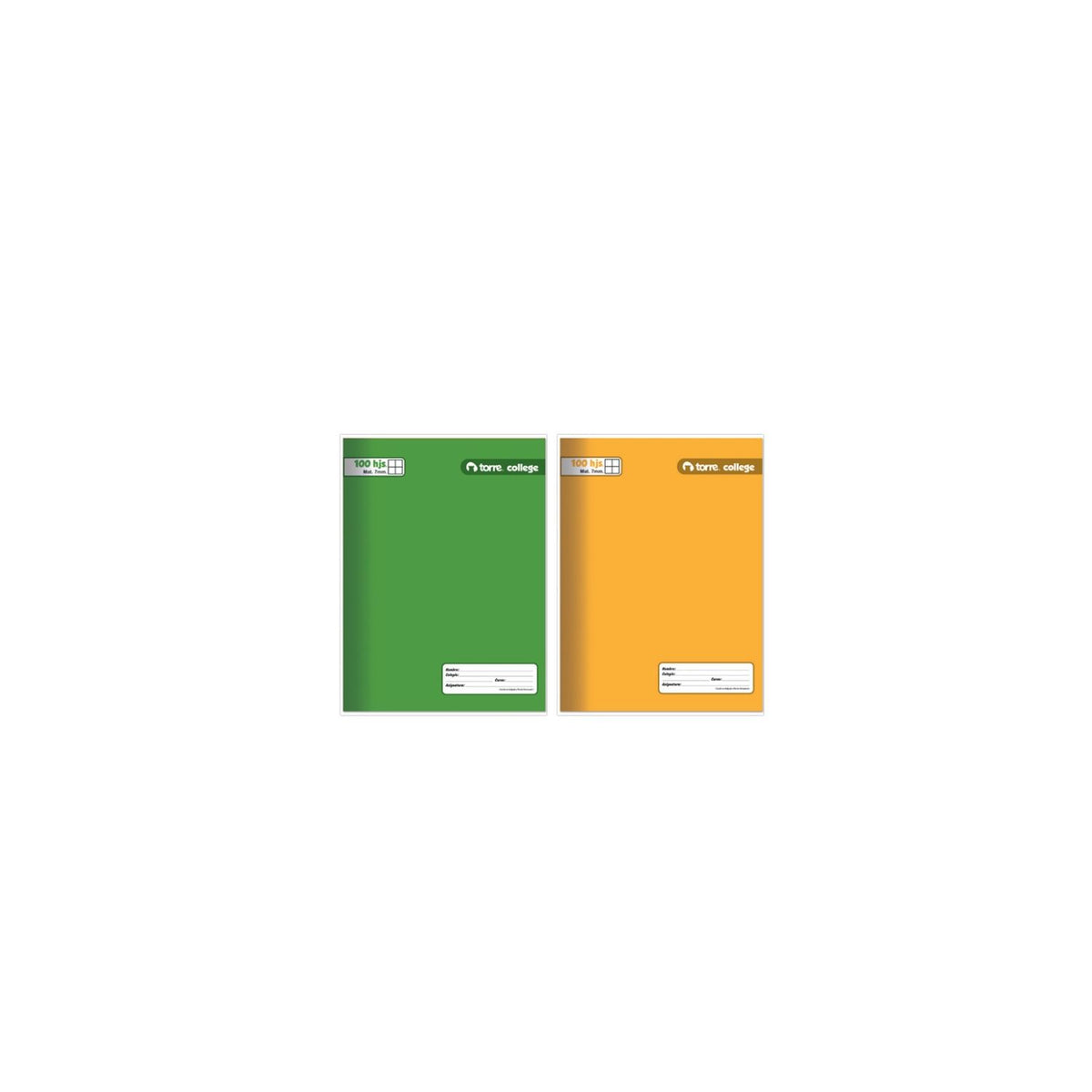 Pack 10 Cuadernos College Torre Matemáticas 100 hojas