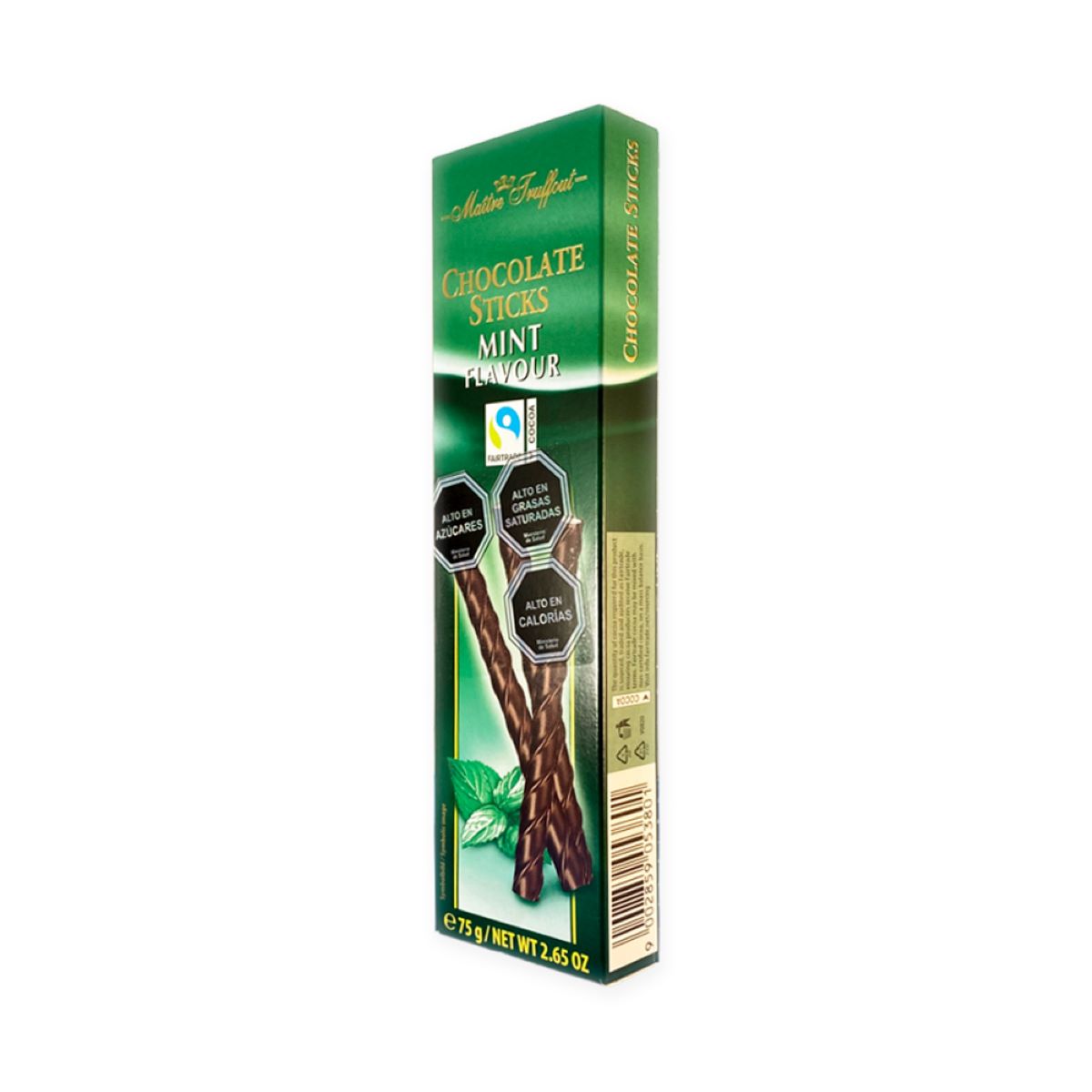 Chocolate Stick Maitre Truffout Menta 75g