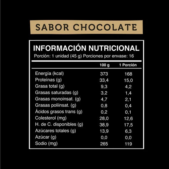 Wild Protein Chocolate 15gr 16 unidades