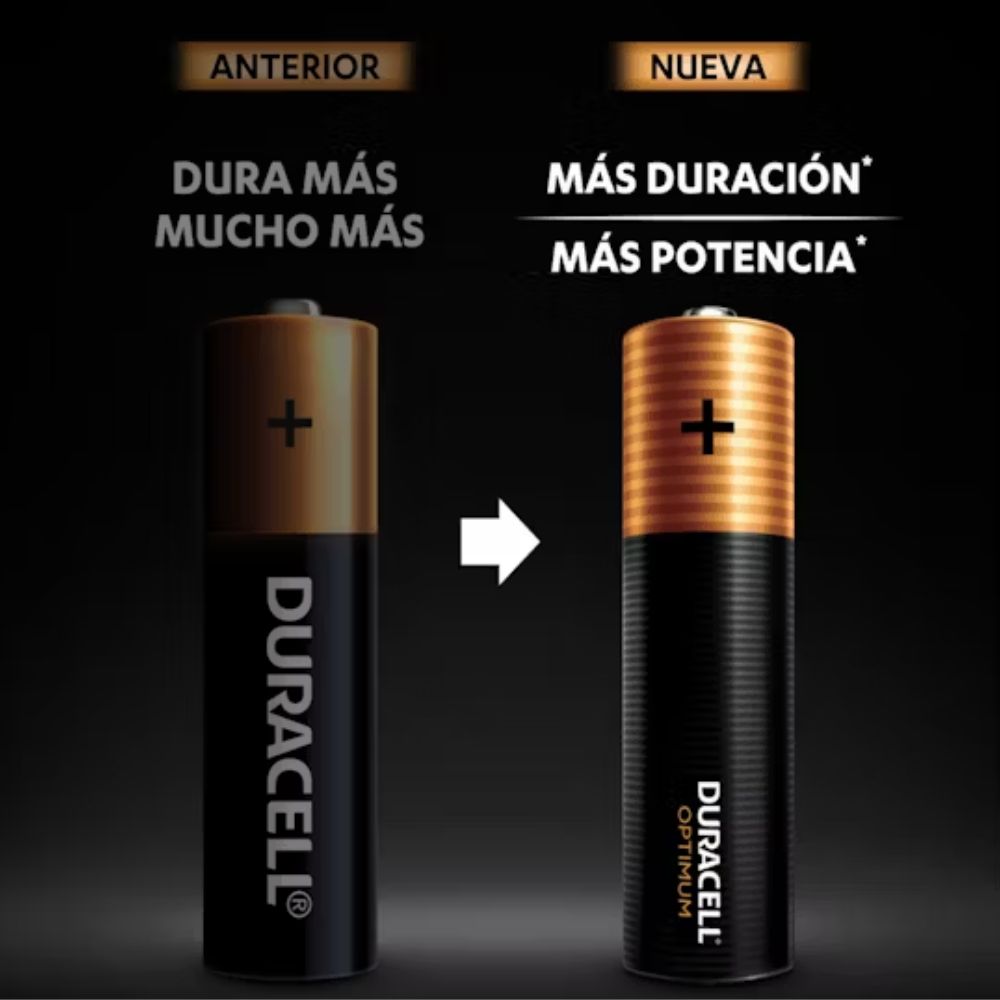 Pila alcalina Duracell optimum blíster AAAx6