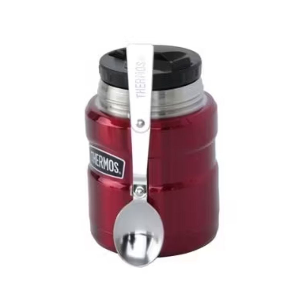 Termo de comida Thermos King 470ml acero inoxidable rojo
