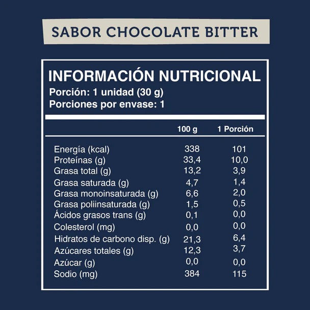 Mini Barras Wild Protein Vegana Chocolate Bitter 24unidades