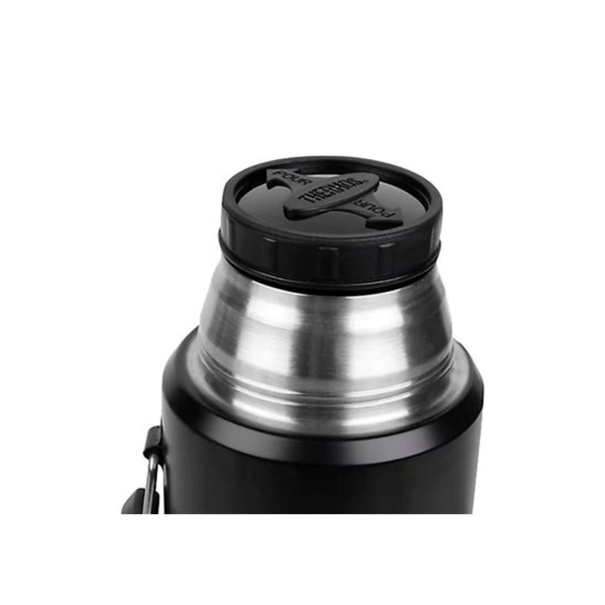 Termo Líquido King Thermos Acero Inoxidable 1,2 Litros Negro