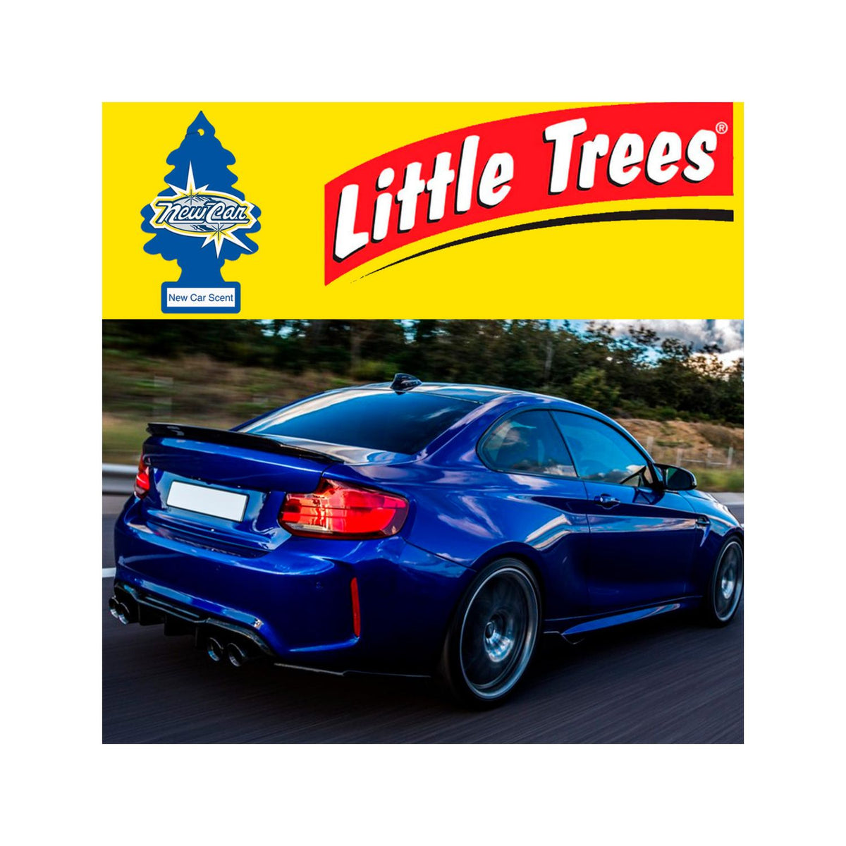 Pack 24 Pinos Aromáticos Little Trees Aroma Auto Nuevo