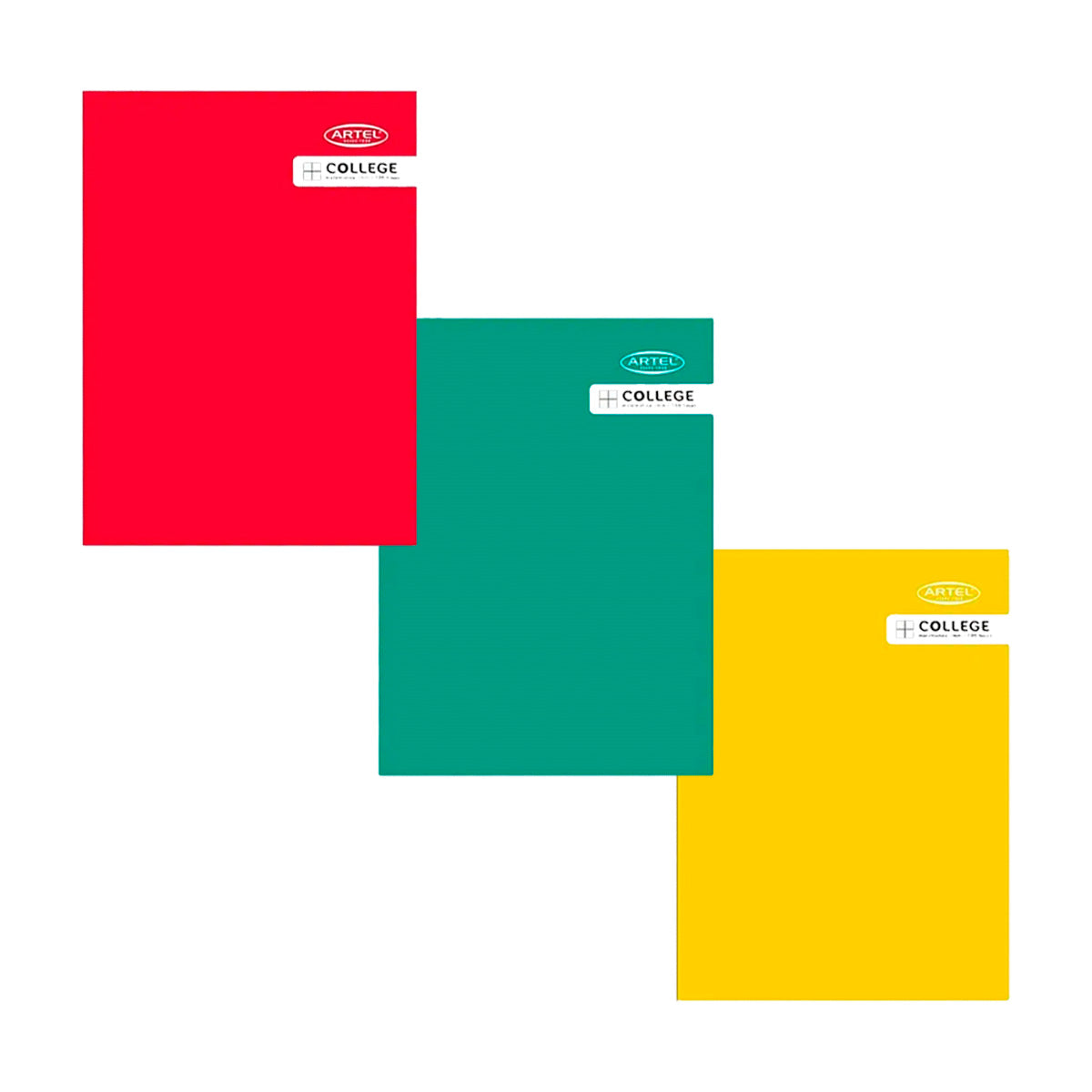 Cuaderno Artel College 100 Hojas Matemáticas 7mm 10 Unidades