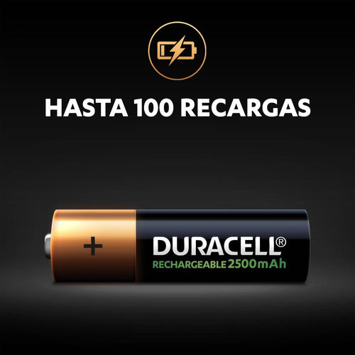 Pack Cargador Duracell +8 Pilas aa Recargables