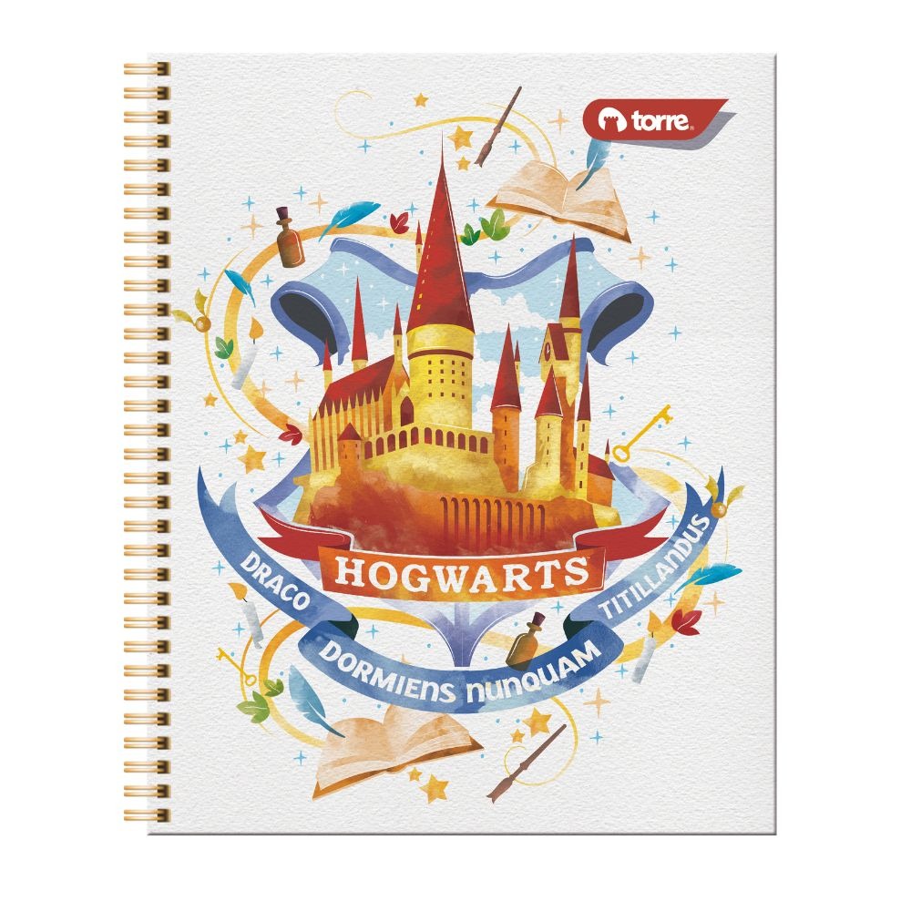 Pack 10 Cuaderno Torre Universitario Harry Potter 2  7mm100h