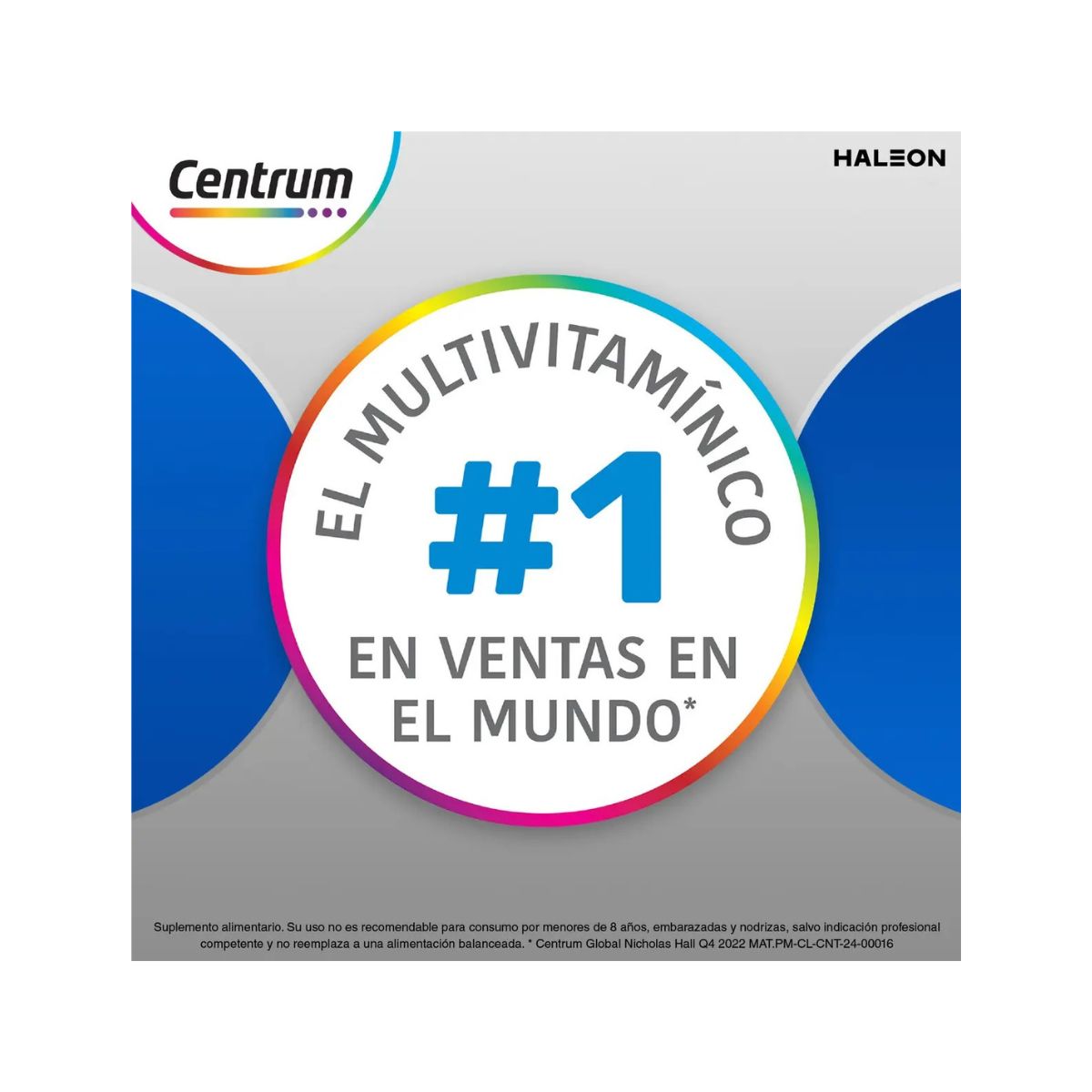 Multivitamínico Centrum Silver Hombre 60 Tabletas