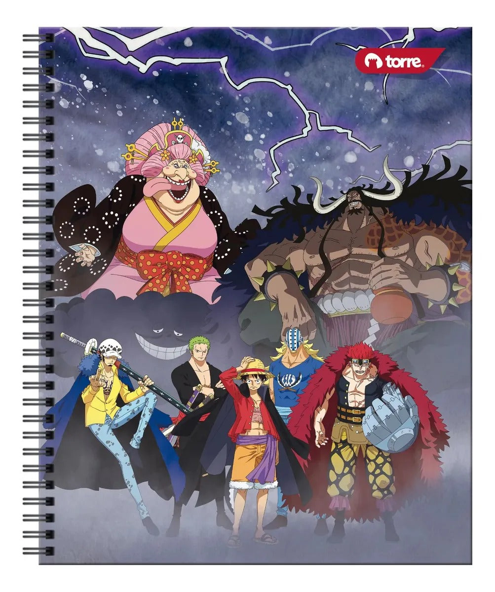 Pack 10 Cuaderno Univ. Torre Matemática One Piece 100 Hojas