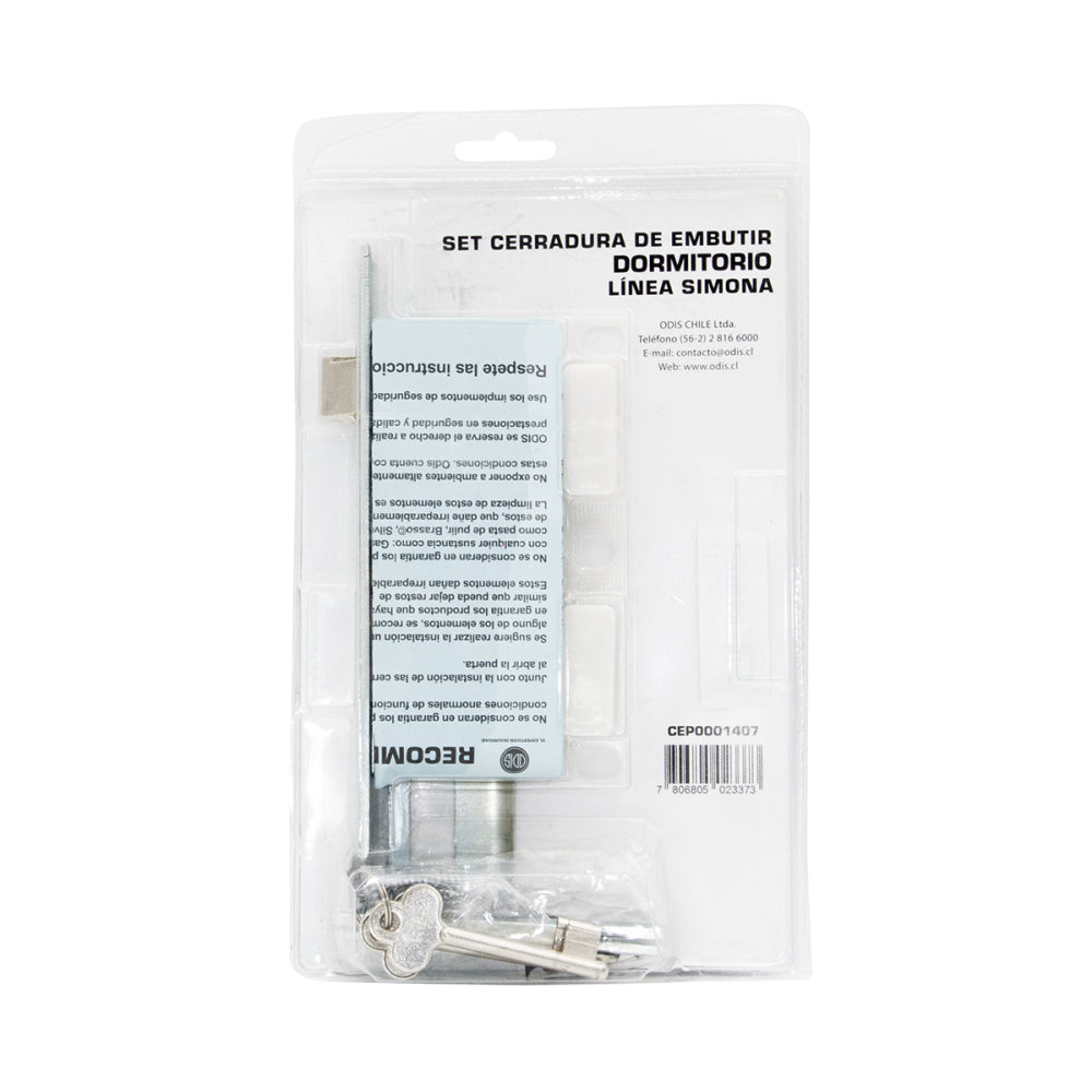 Odis Cerradura Embutir Simona 7040 Set Dormitorio Negra