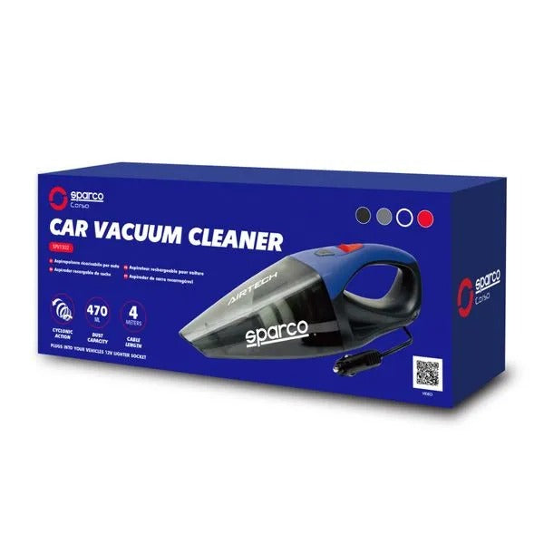 Sparco Aspiradora Manual  12V Con Accesorios