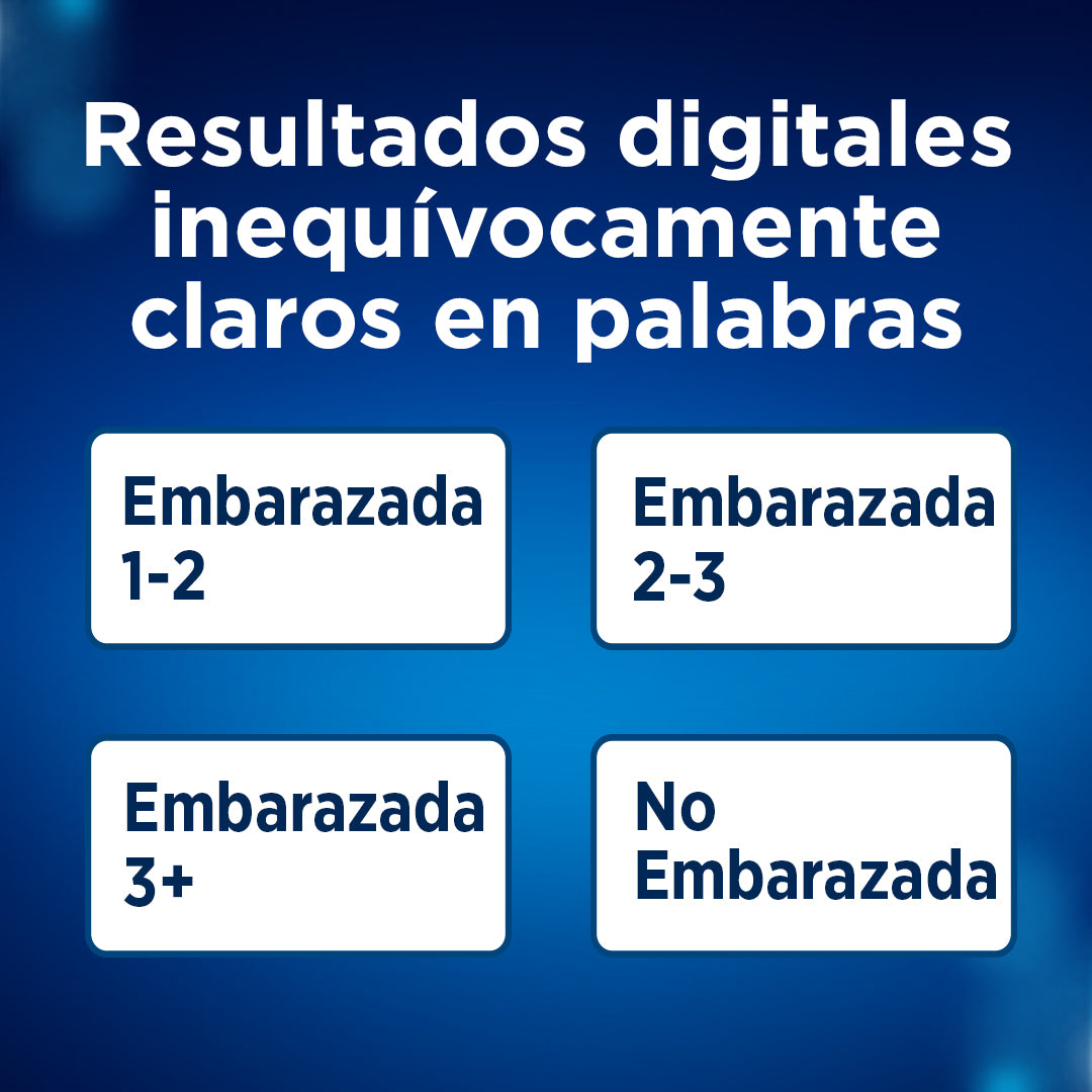 Test De Embarazo Digital Clearblue Con Indicador De Semanas