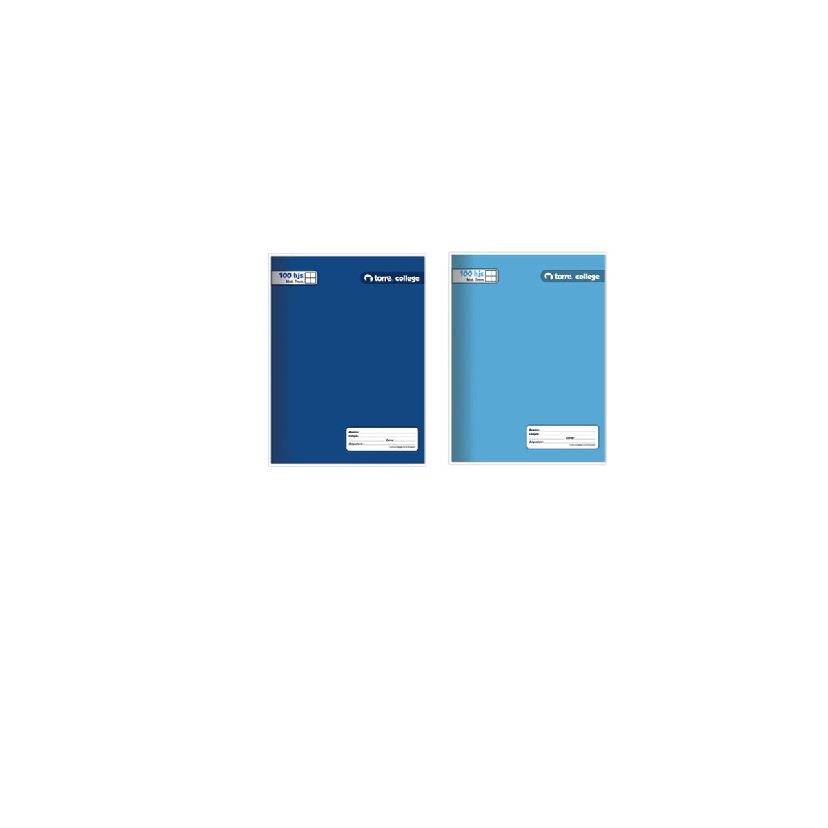 Pack 10 Cuadernos College Torre Matemáticas 100 hojas