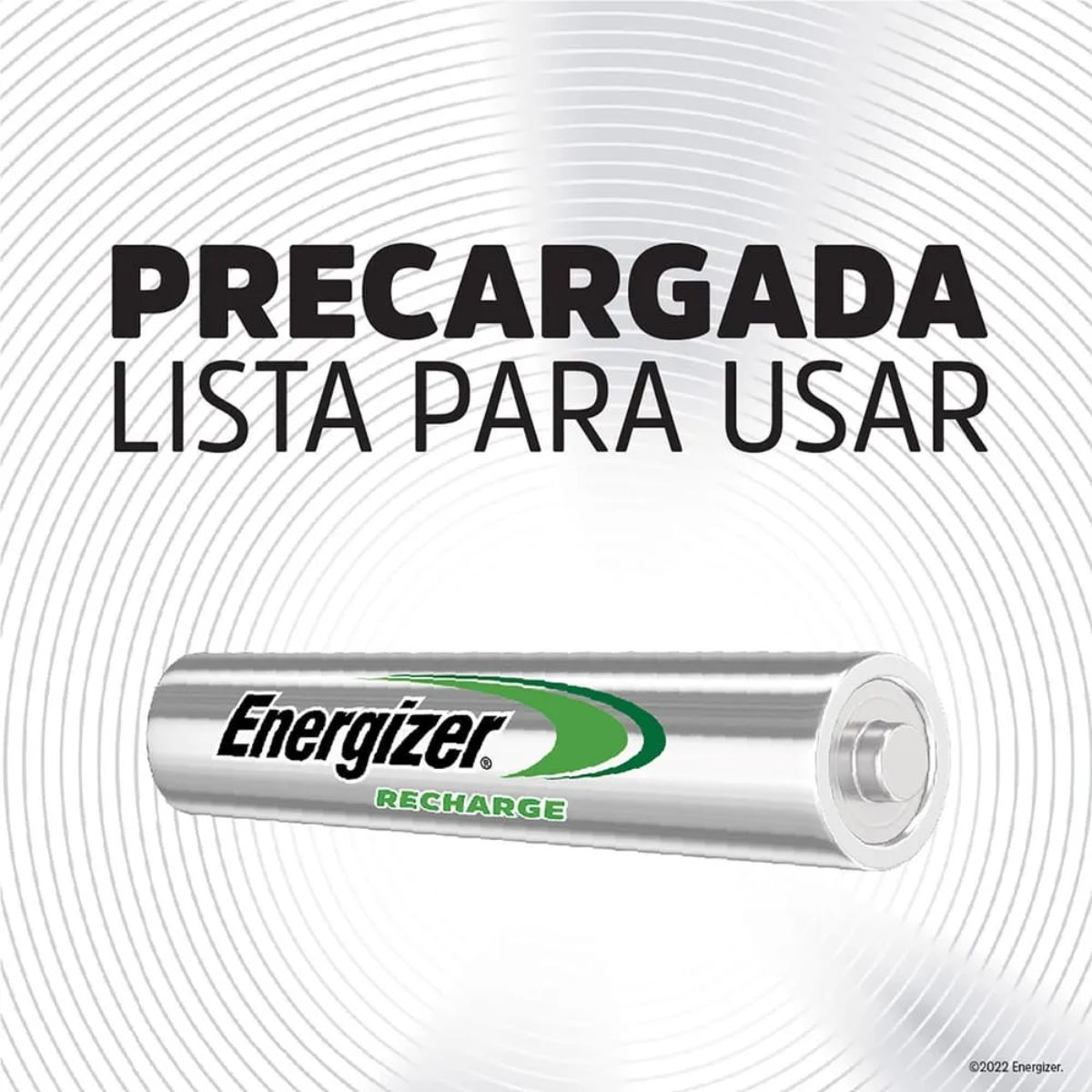 Pila Recargable Energizer Tamaño Aa 2 Unidades