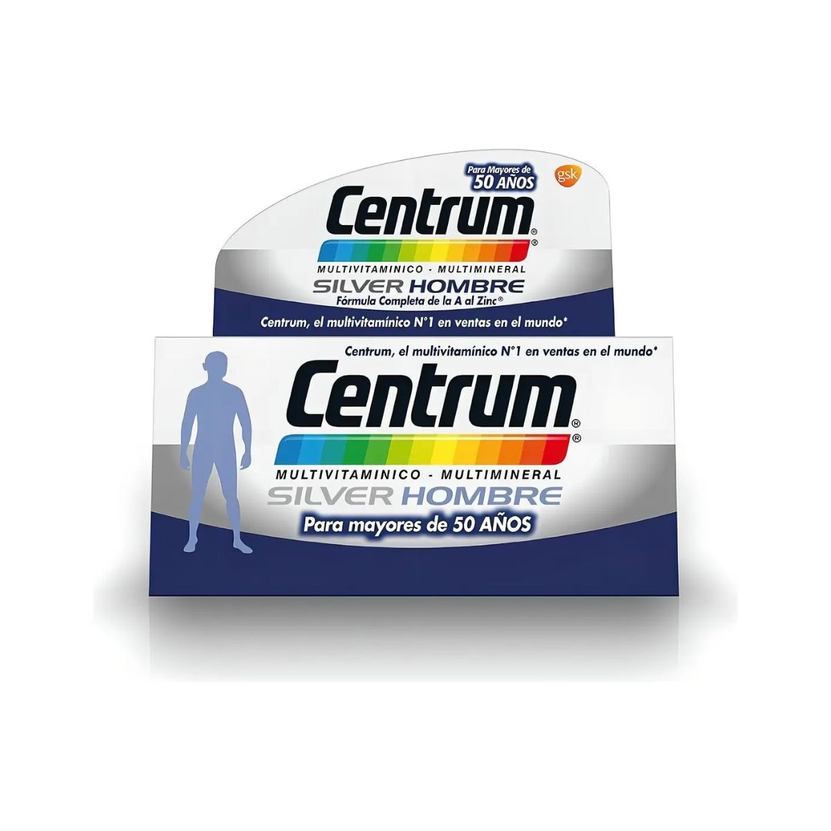 Multivitamínico Centrum Silver Hombre 60 Tabletas
