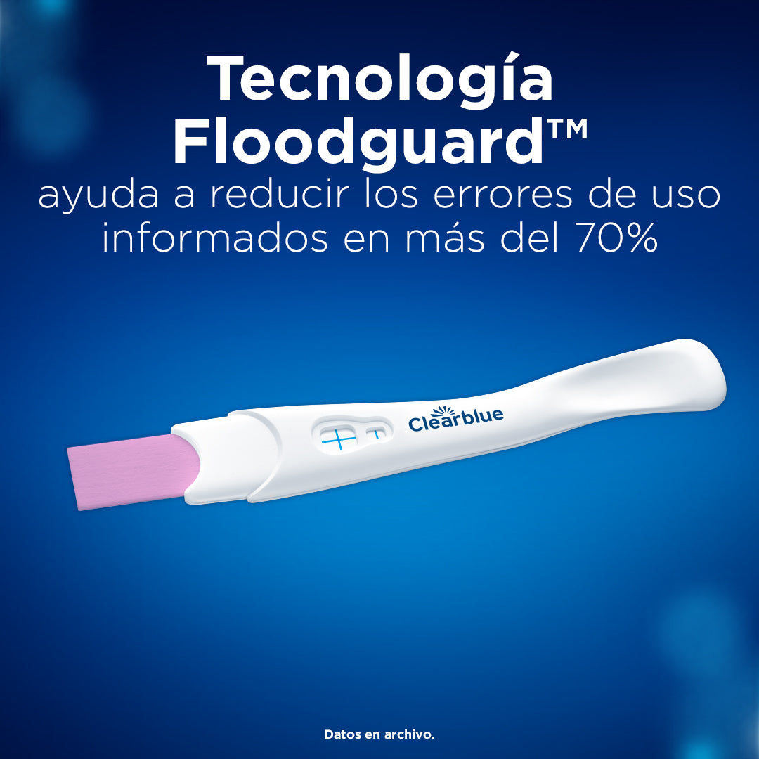 Test de Embarazo Rápido Clearblue Resultado En 1 Minuto