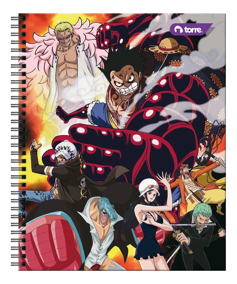 Pack 10 Cuaderno Univ. Torre Matemática One Piece 100 Hojas