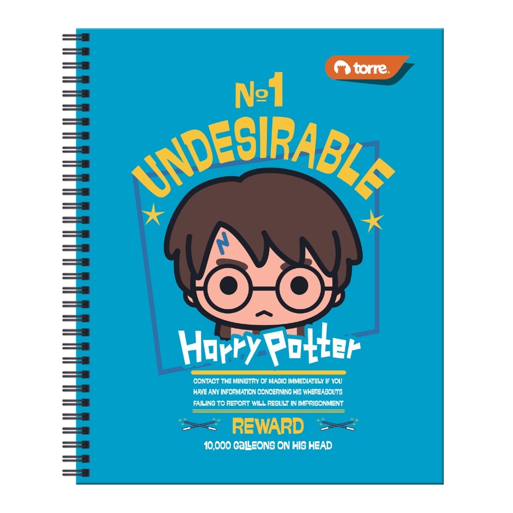 Pack 10 Cuaderno Torre Universitario Harry Potter 2  7mm100h