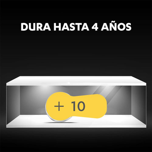 Pila Para Audífonos Duracell Tamaño 10 X6