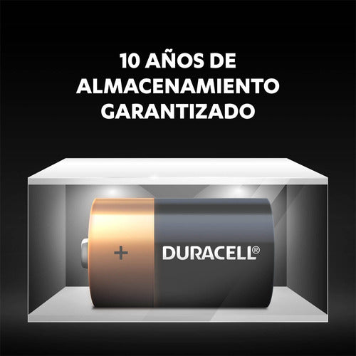 Pila Alcalina Duracell Blíster D X2