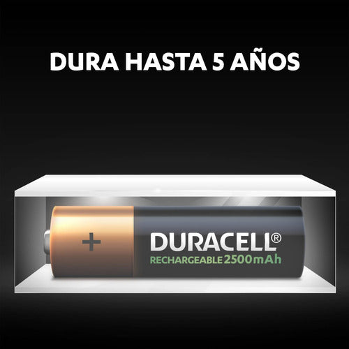 Pila Recargable Duracell Tamaño Aa X4