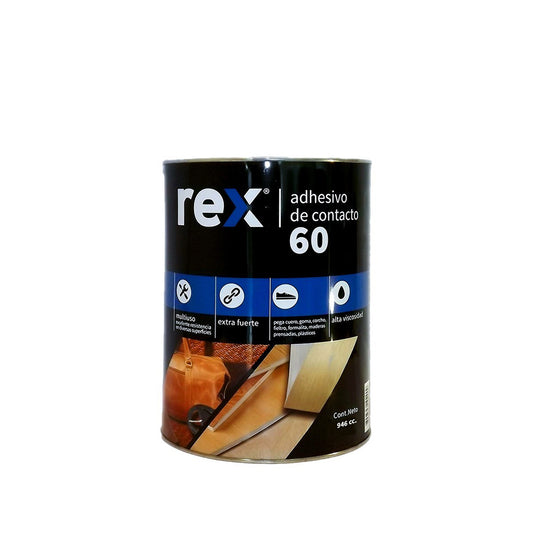 Adhesivo de Contacto Rex 60, Tarro 946 cc