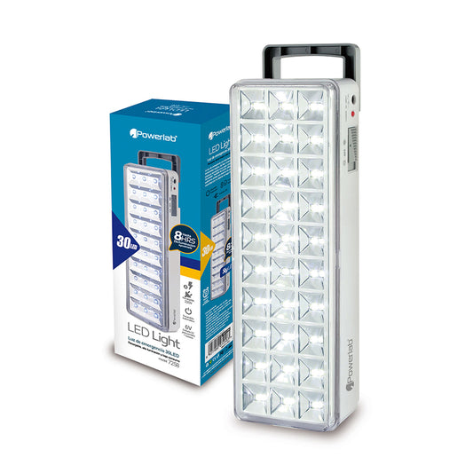 Luz de Emergencia Powerlab Recargable 30 Led
