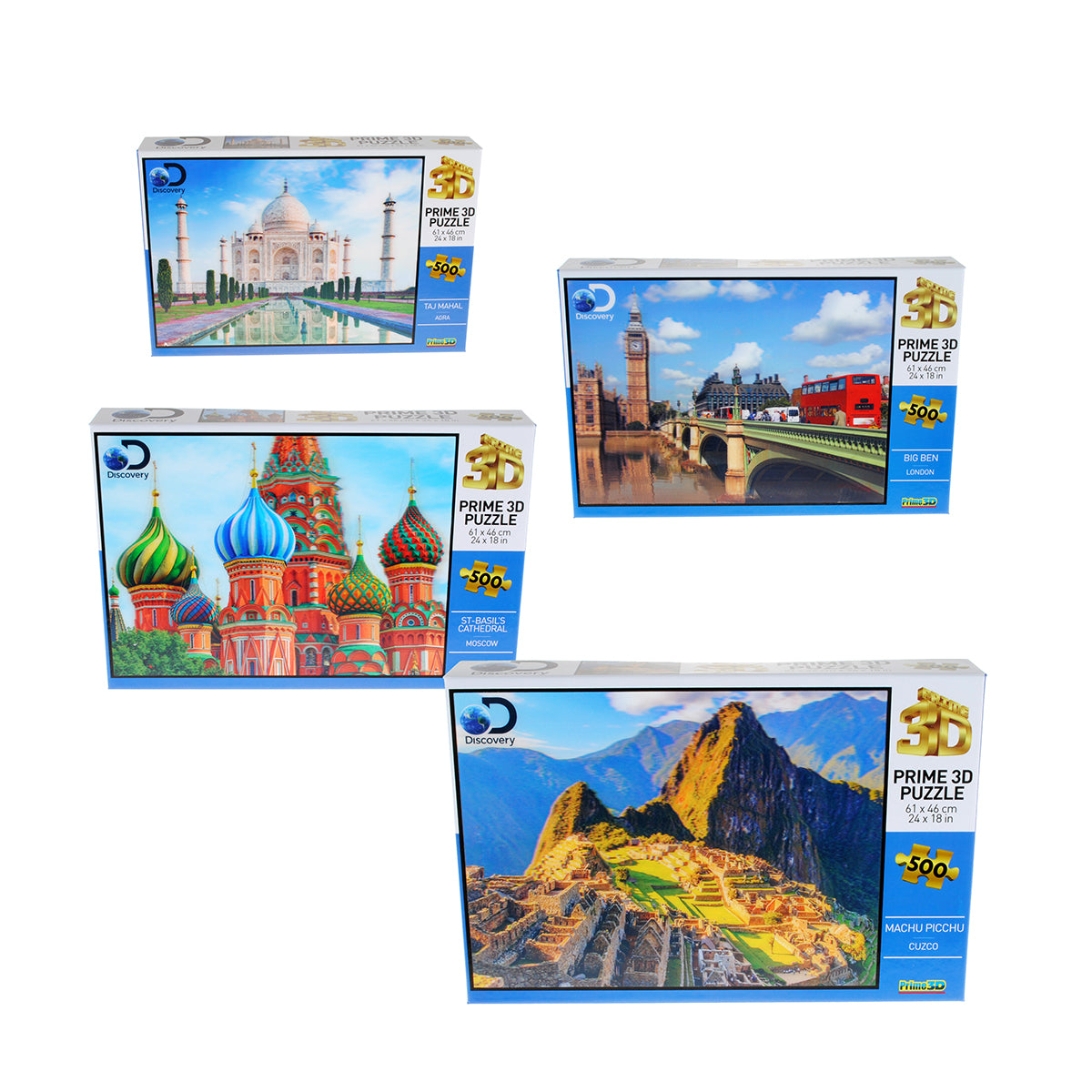 Puzzle 3D de 500 piezas Discovery Ansaldo games