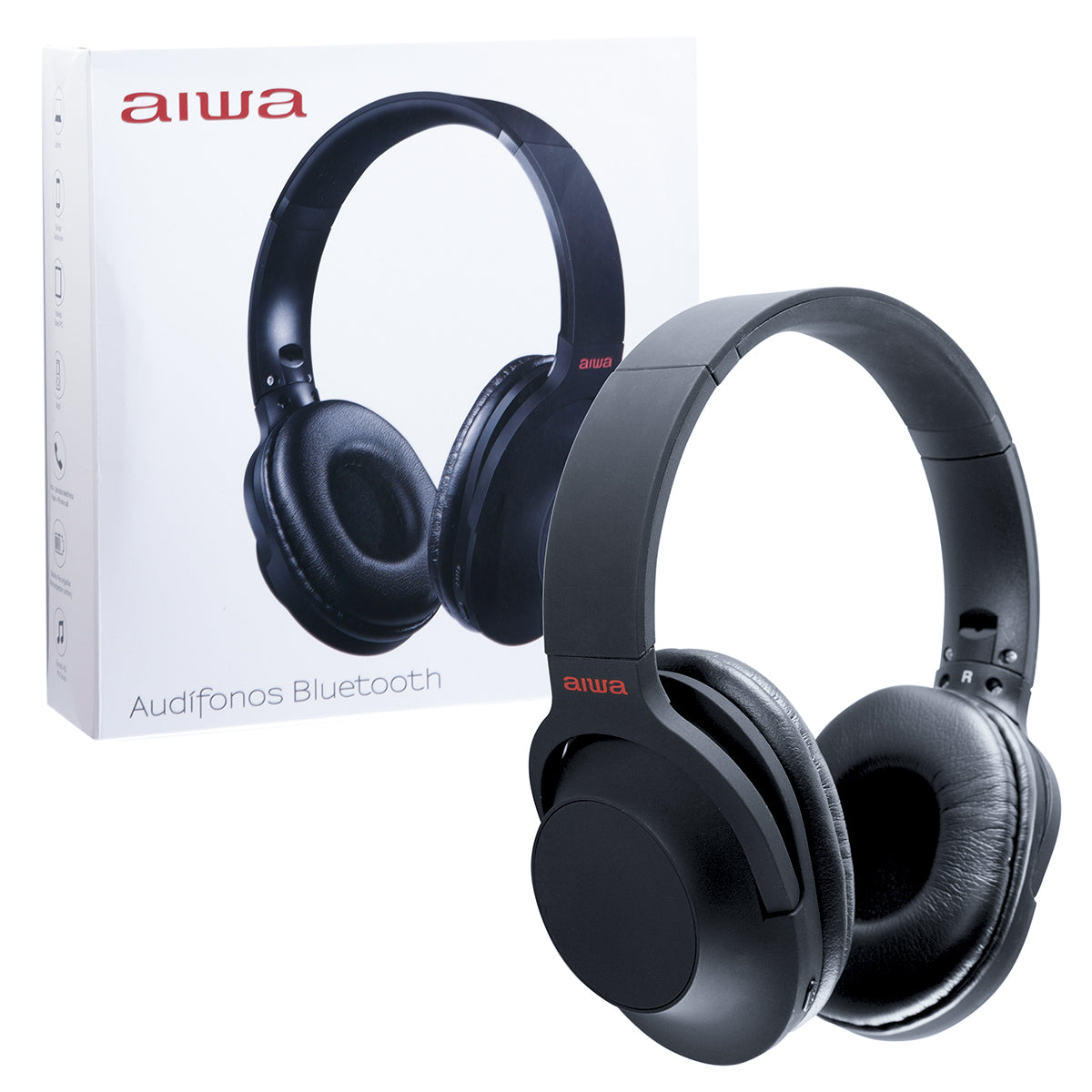 Audífonos Aiwa AW-207 On-Ear Bluetooth Micrófono