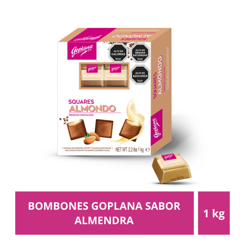 Bombón Chocolate Goplana 1 Kg Sabor Almendra