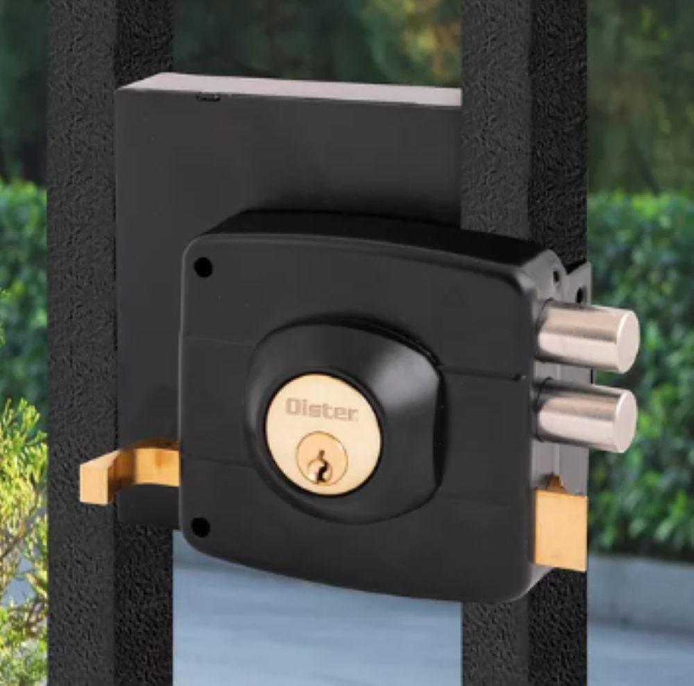 Cerradura Sobreponer Oister 110c-BL Negro