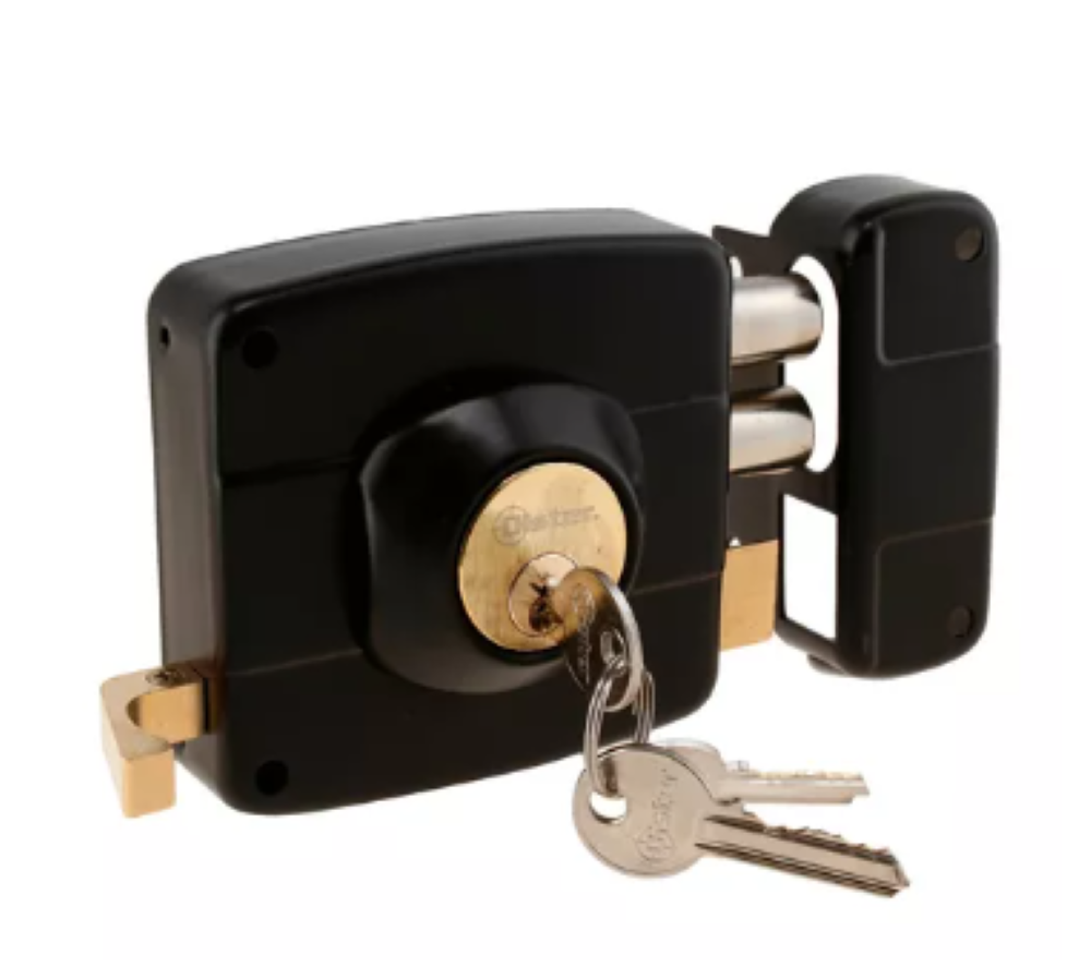 Cerradura Sobreponer Oister 110c-BL Negro