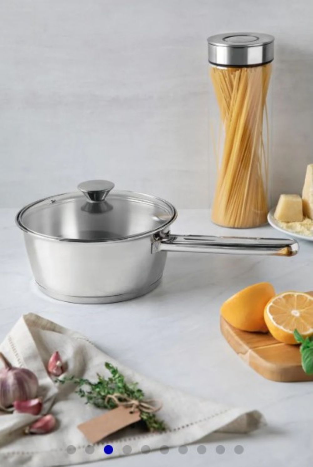 Olla Tramontina de Acero Inoxidable con Mango 16cm