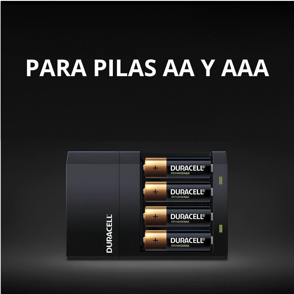 Pack Cargador Duracell De Pilas Aa/aaa + 4 Pilas Aa Recargables