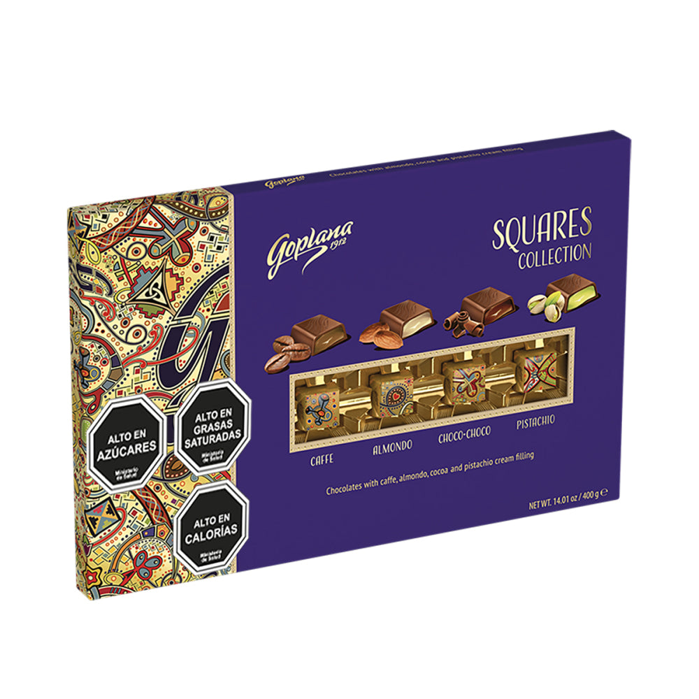 Chocolate Bombón Goplana 400g variedades rellenos