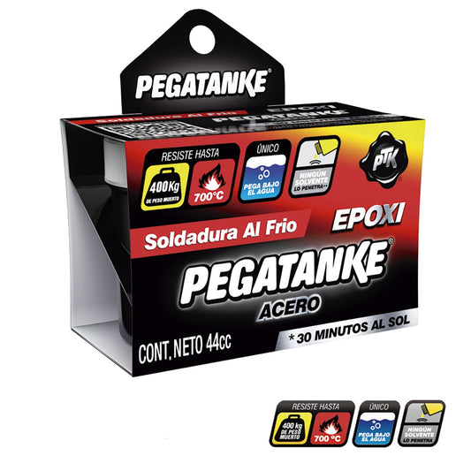 Pegamento Pegatanke Acero 44cc