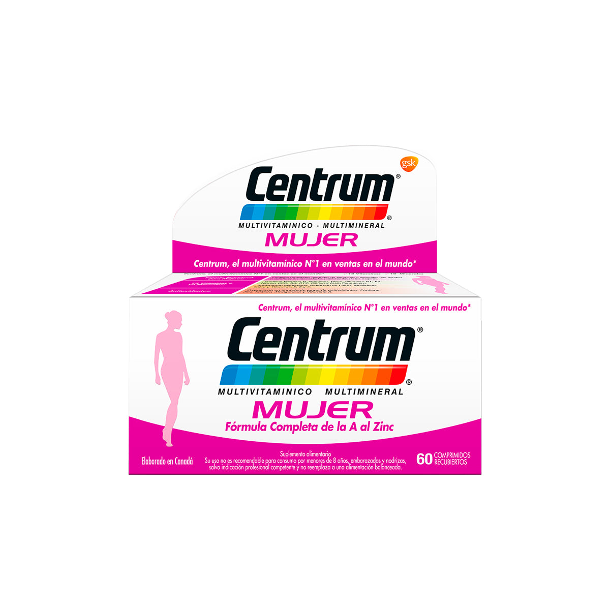 Multivitamínico Centrum Mujer 60 Comprimidos