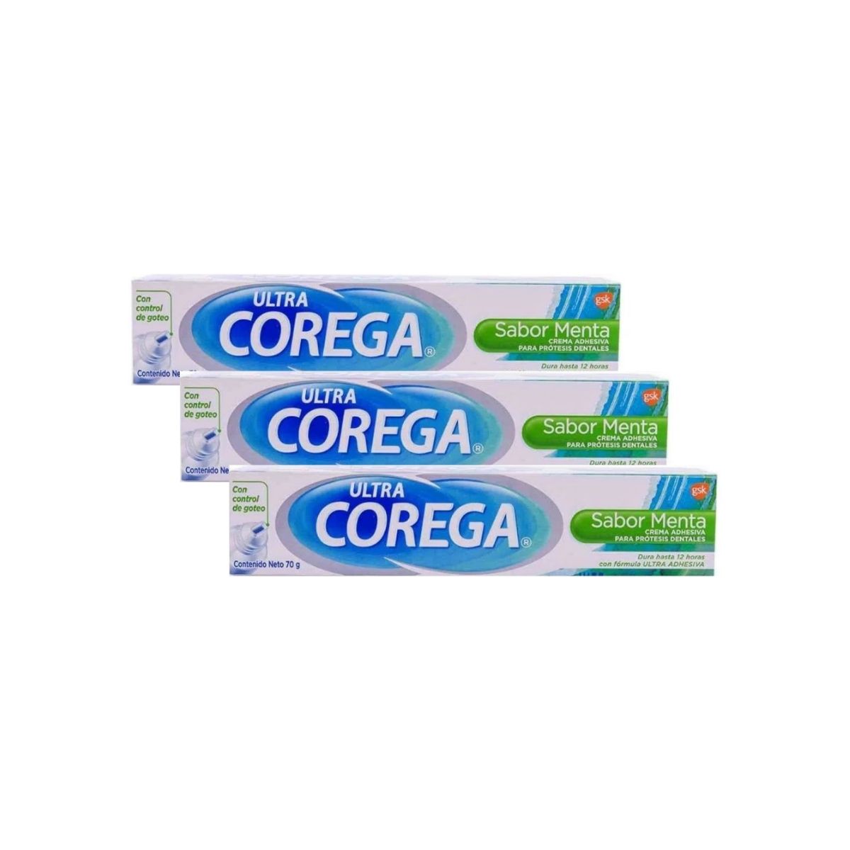 Adhesivo Prótesis Dental Corega Max Seal Fixative 70gr