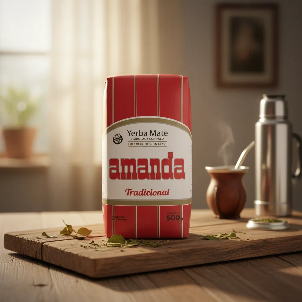 Pack 5 Yerba Mate Amanda Tradicional 500gr
