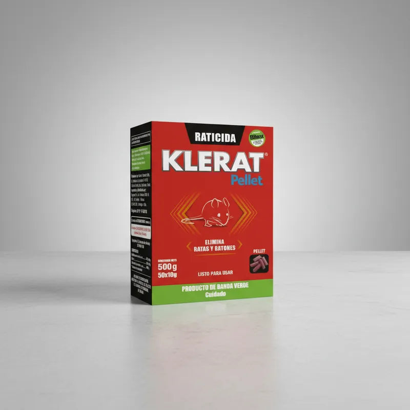 Raticida Ratones Klerat pellet x 500g