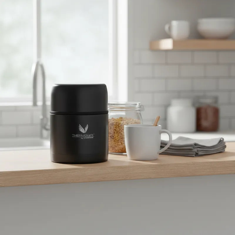 Termo Thermos Comida Thermocafé 500 ML Negro