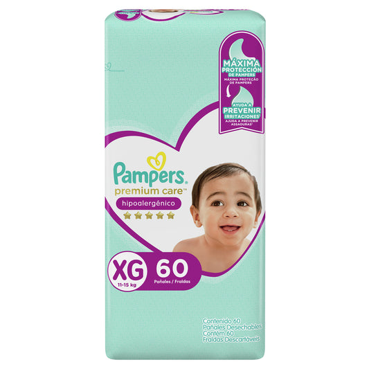 Pampers Pañal Premium Care XGD x60 Uds