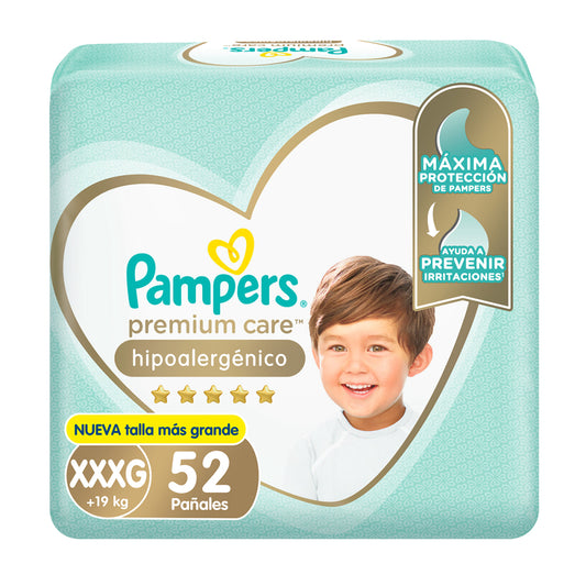 Pampers Pañal  Premium Care XXXG x52 Uds