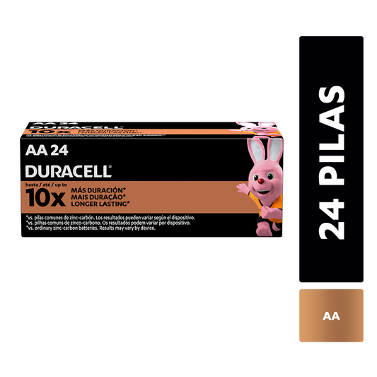 Pila Alcalina Duracell Aa X24