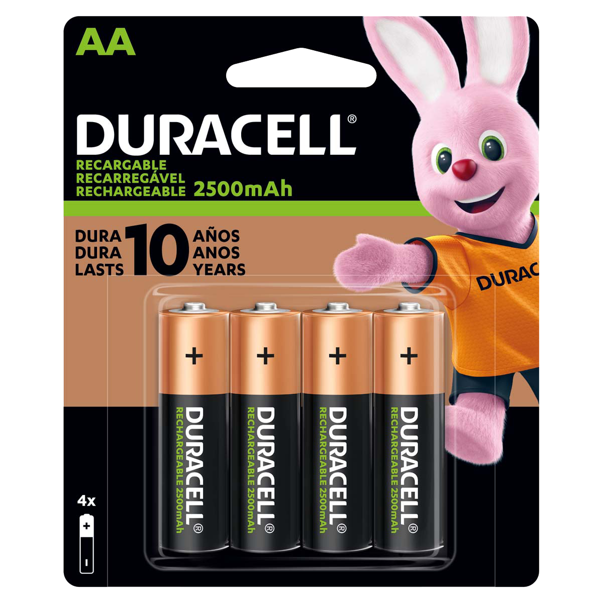 Pack Cargador Duracell +8 Pilas aa Recargables