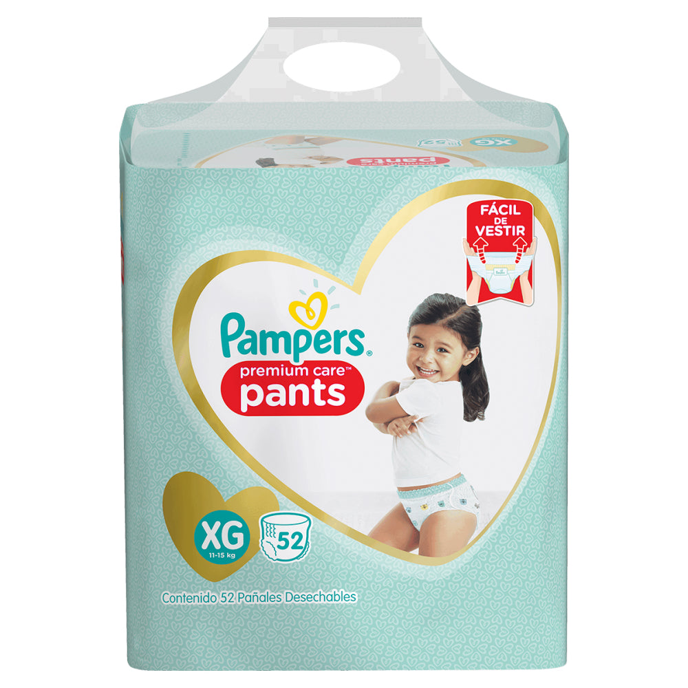 Pampers Pañal  Pants Premium Care XG x 52 Uds