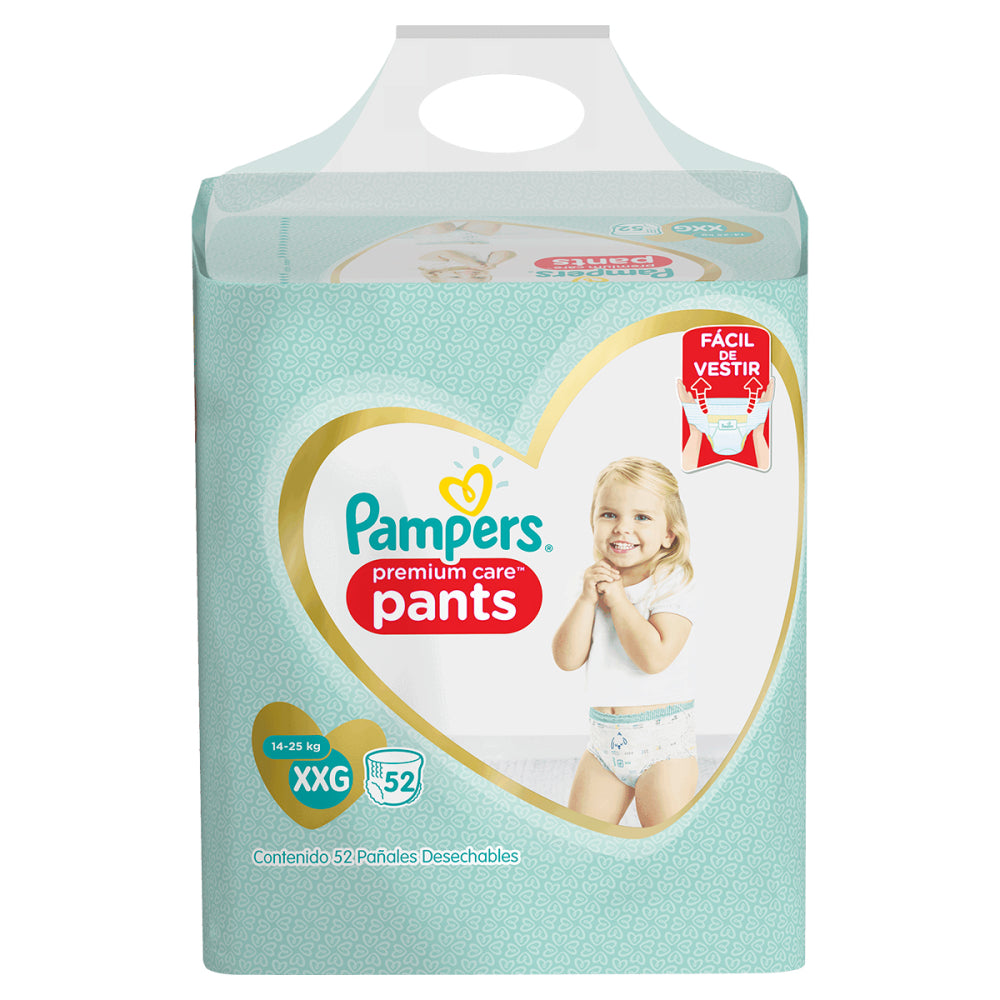 Pampers Pañal Pants Premium Care XXG x 52 Uds