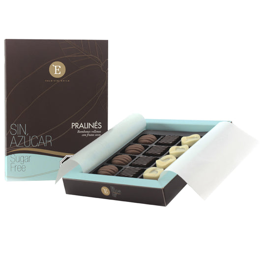 Caja Bombones Sin Azúcar Entrelagos 120gr