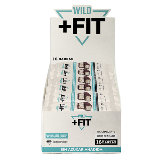 Wild + Fit  Barritas Snack Saludable Coco x16ud
